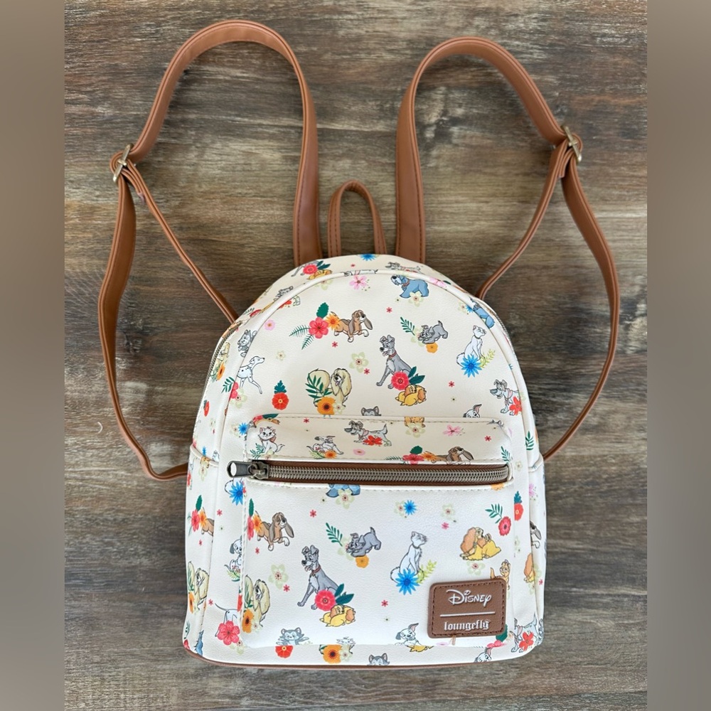 Loungefly Disney Cats Dogs Backpack Aristocats - Picture 4 of 11